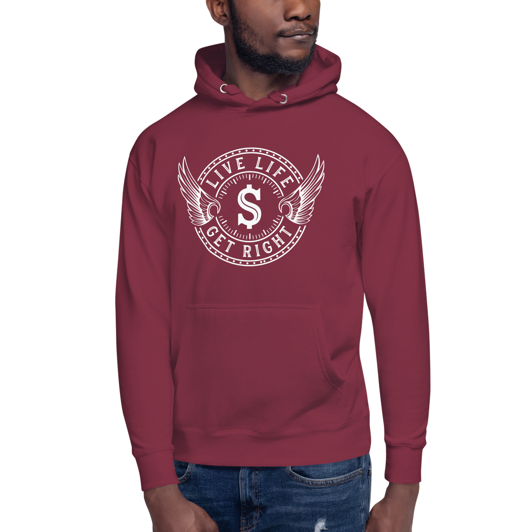 LLGR Hoodie - (Burgundy)