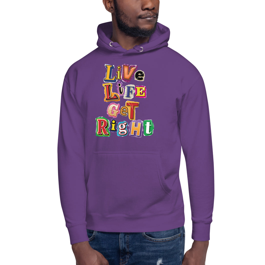 Ransom Note Hoodie - (Purple)