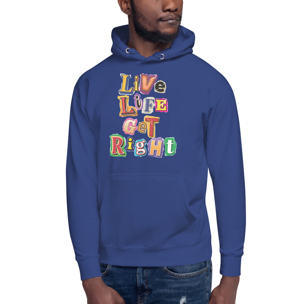 Ransom Note Hoodie - (Blue)