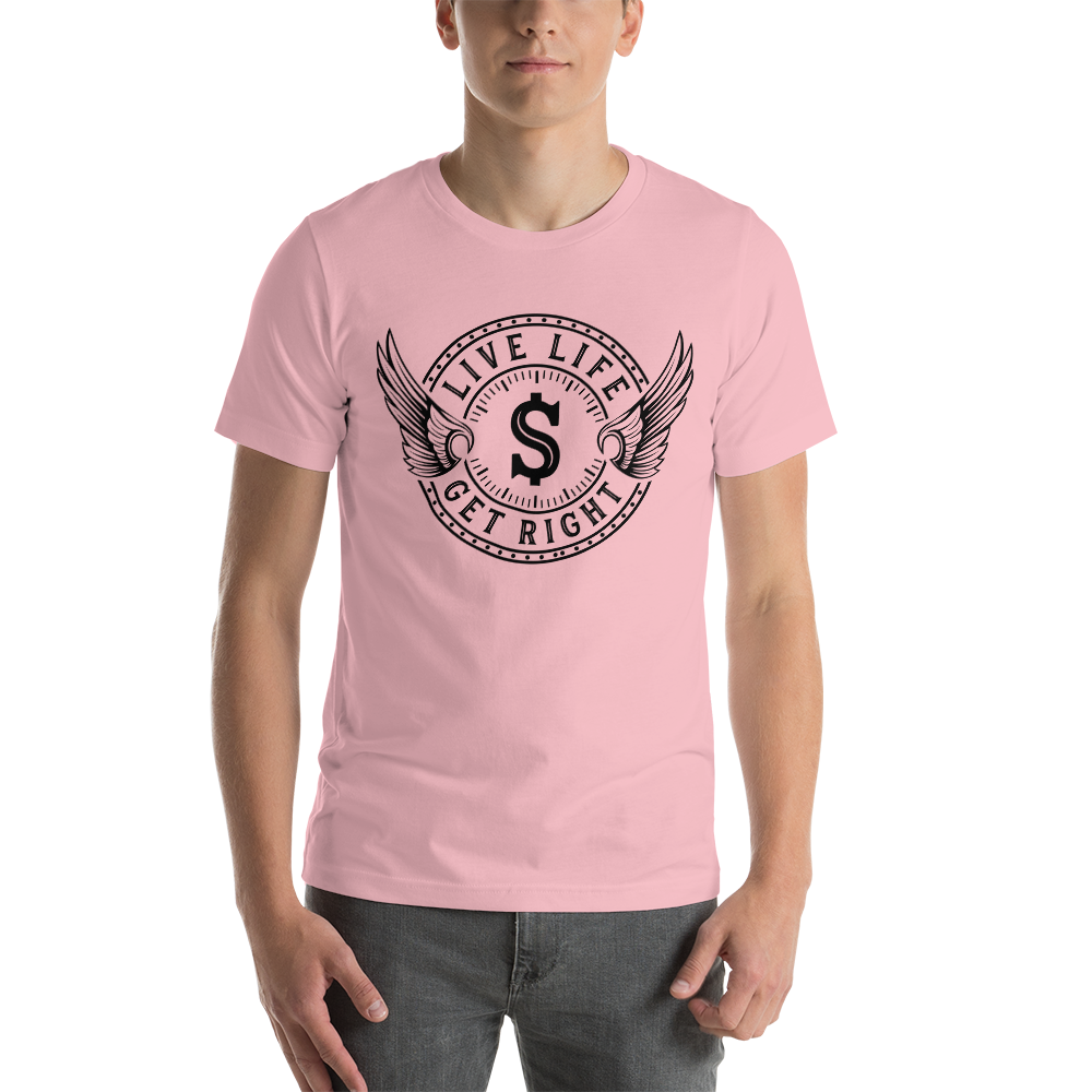 LLGR Short Sleeve Unisex T Shirt - (Pink)