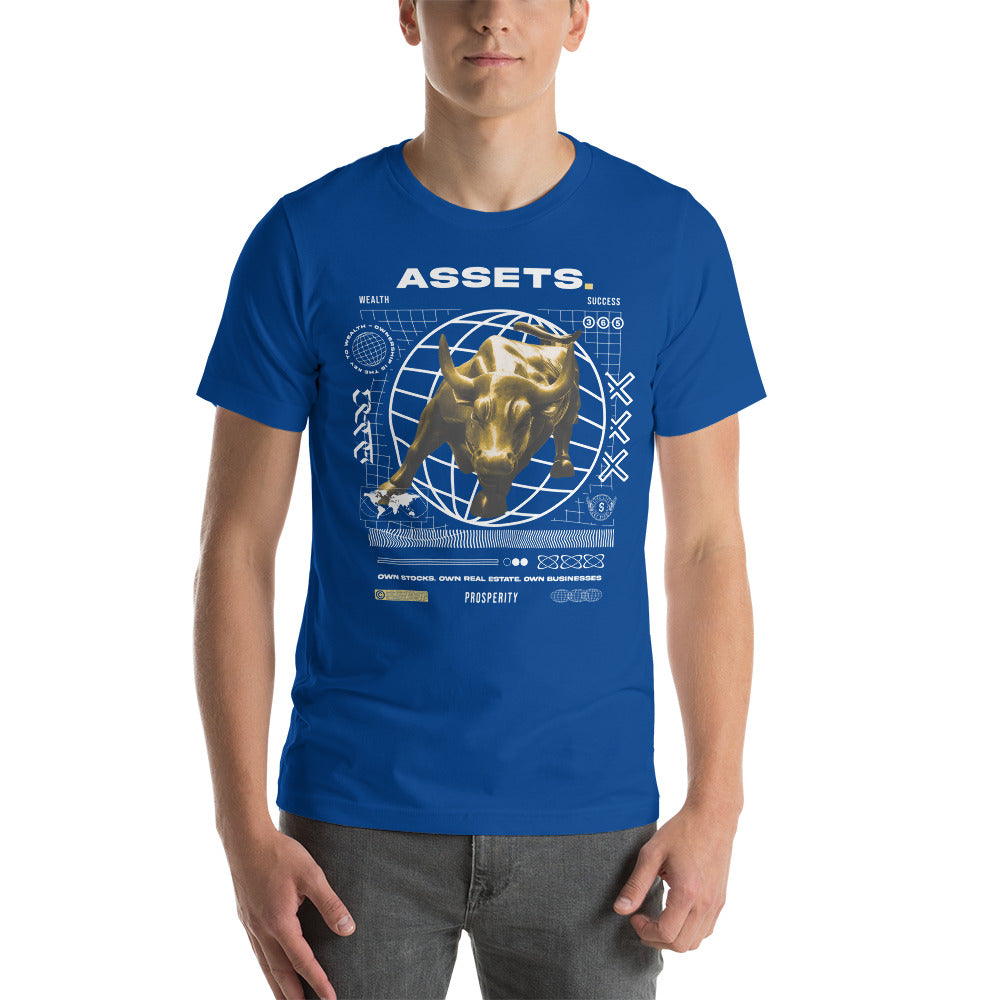 Ownership Is Key Short Sleeve Unisex T-Shirt - (Blue)